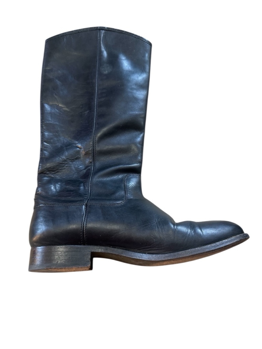 FRYE Riding Boot Equestrian Melissa Button 2 Boho Western Leather Black  Sz 9 - Picture 10 of 15